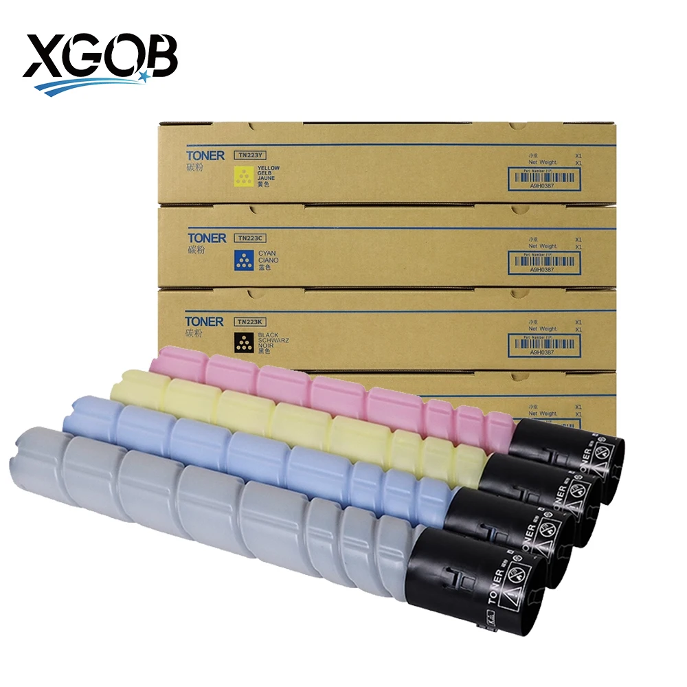 

1 шт. TN223 тонер-картридж для Konica Minolta Bizhub C226 C256 C266 C7222 C7226 Высококачественный совместимый тонер-картридж для копировального аппарата