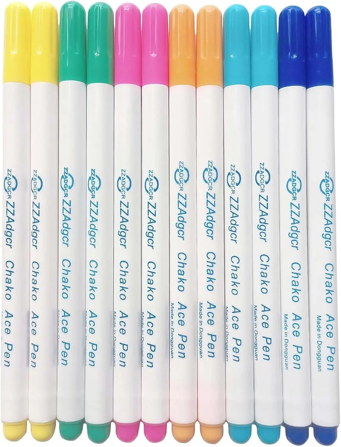 4 Fabric Marking Pens, Water-Soluble Erasable Sewing Markers, Specialized Marking Pens for Tailors and Quilters, Sewing Accessories, Suitable for Tailoring, Quilting, Embroidery, Fabric, Leather, and DIY Sewing Crafts