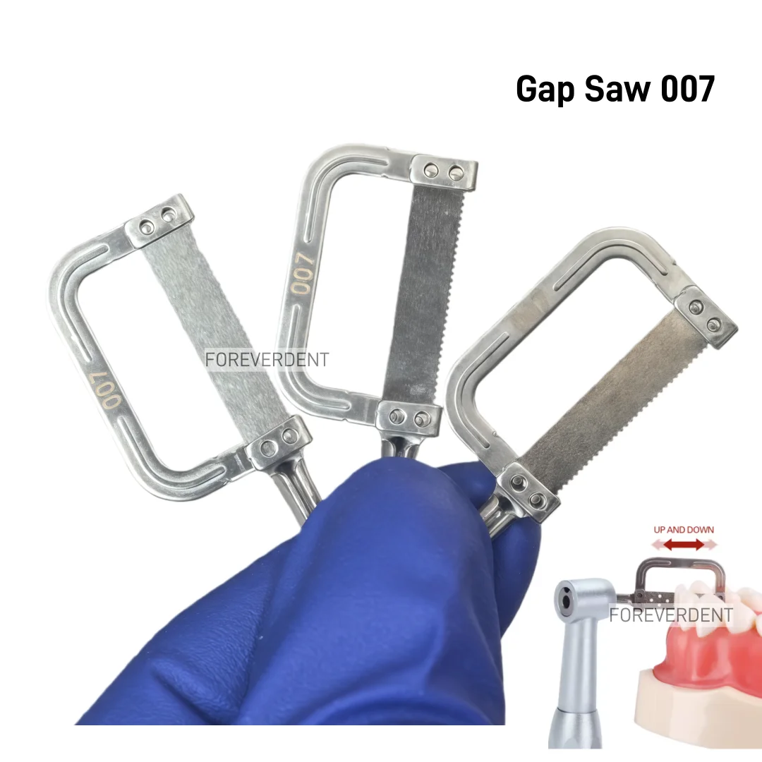 

007 Стоматологическая пила для зазоров, межпроксимальная эмаль, автоматические полоски, открытая пила