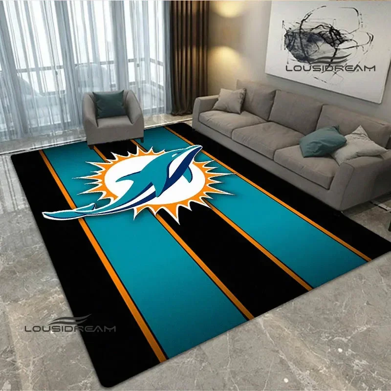 3D rugby football printed carpet Non -slip carpet Yoga mat area rug room decor door mat kawaii rug Birthday Gift