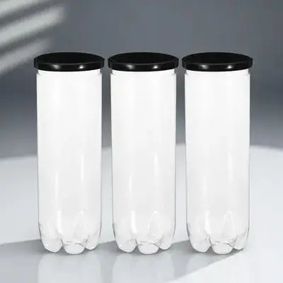 

3Pcs Tennis Balls Storage Container Durable Transparent PVC Multi-Function Tennis Holder Portable Sports Organizer