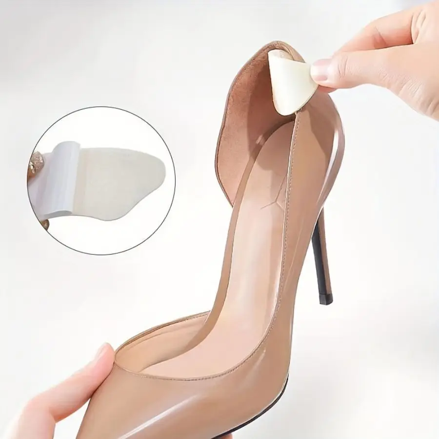 8-Pack Heel Pads for Too Big Shoes Self-Adhesive Heel Protectors Heel Inserts Improve Shoe Fit And Comfort Prevent Heel Slippage