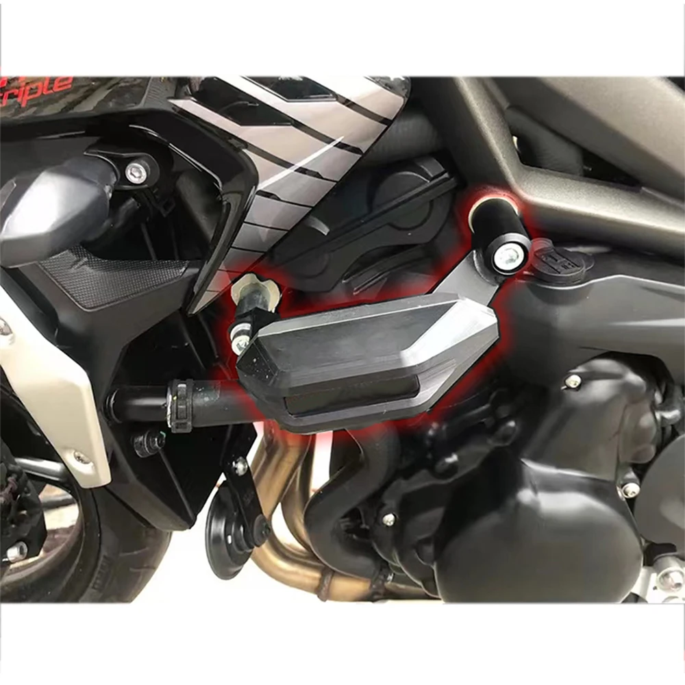 For trident 765 675 S R RS motorcycle protection device fall arrest frame slider fairing 2021 2022