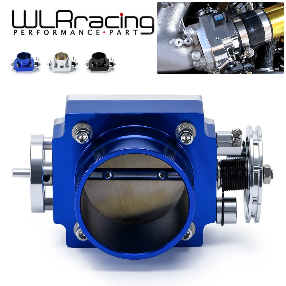 WLR RACING - UNIVERSAL THROTTLE BODY 80MM THROTTLE BODY PERFORMANCE INTAKE MANIFOLD BILLET ALUMINUM HIGH FLOW WLR6980