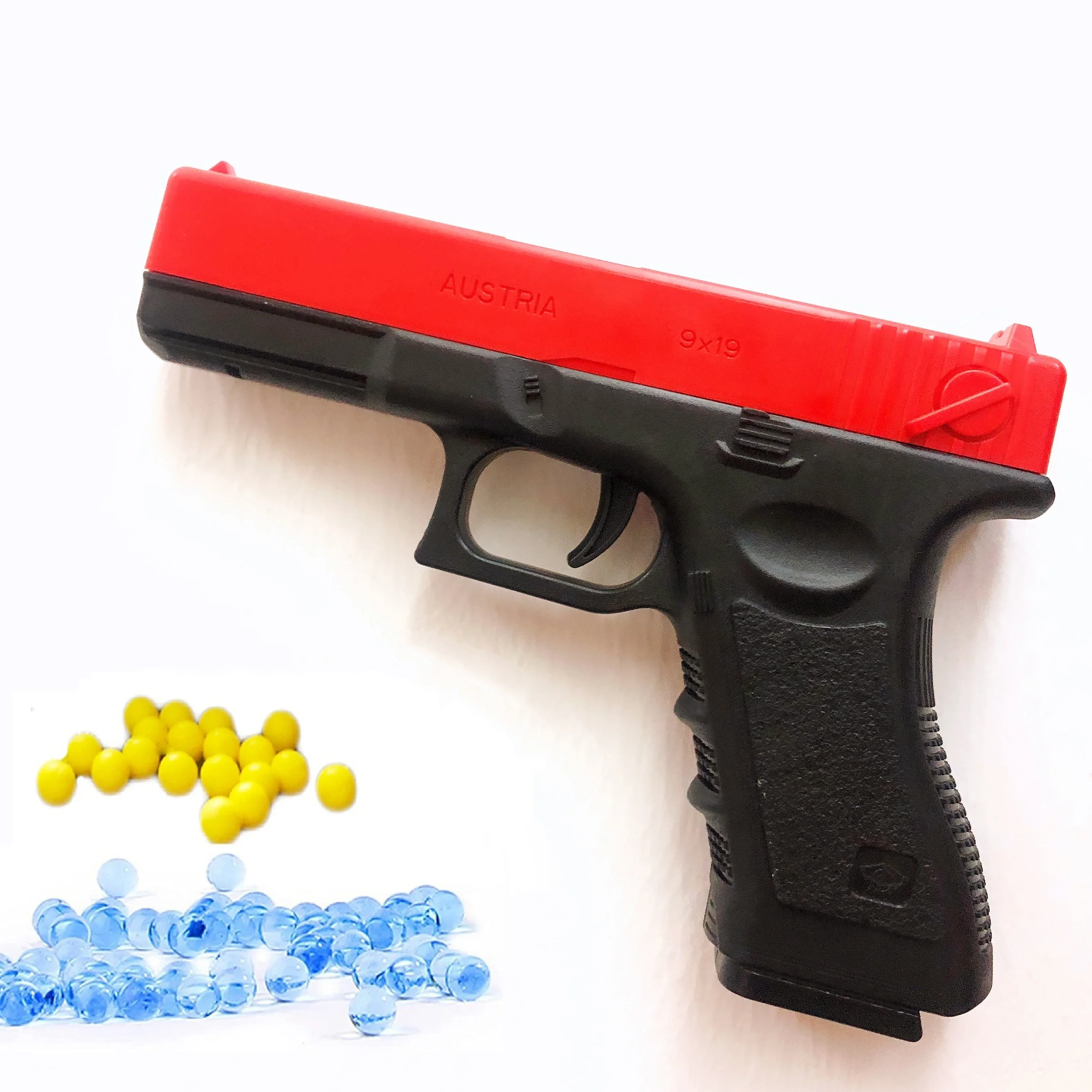 Pistola de juguete Manual de balas de doble tipo G17, pistola de bola de agua, pistola Airsoft para niños, deportes al aire libre, regalo para niños