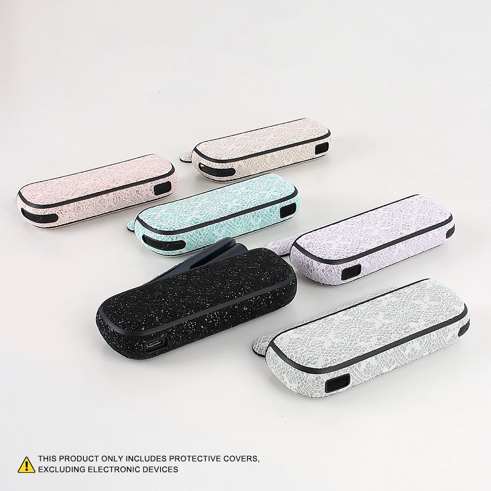 PU leather protective case is suitable for ILUMA and features the butterfly and diamond pattern to protect e-cigarette accessory