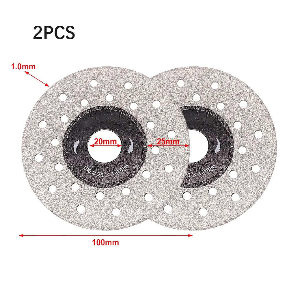 2 ชิ้น 4 นิ้ว Rock Slab ตัดเพชรใบเลื่อยบดขัดสําหรับหินเซรามิคแก้วหินอ่อน