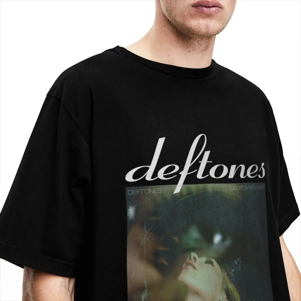 Men Women T-Shirt Deftones Band Logo Accessories Casual 100% Cotton Short Sleeve T Shirt Crewneck Clothes Plus Size