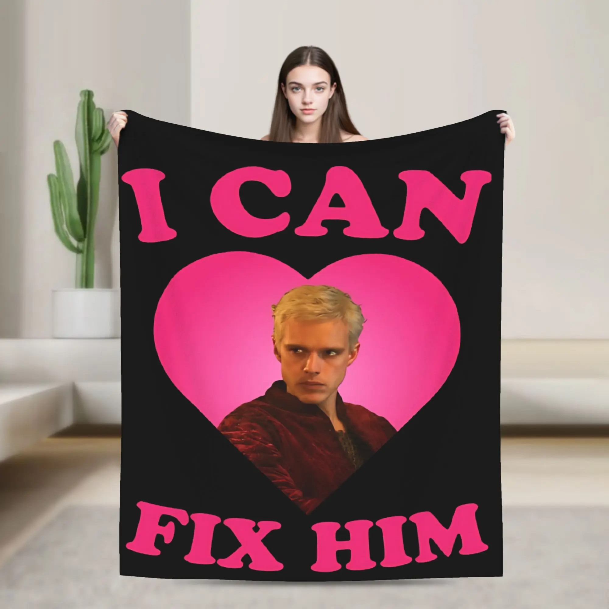 Puedo arreglarlo. Mantas de felpa Aerion Targaryen para niñas y niños, mantas de franela para sofá, sillón, cama, colchas cálidas, regalo.