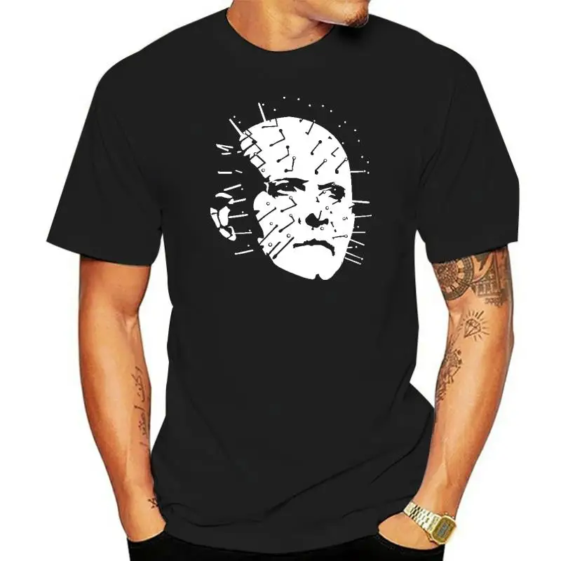 Pinhead Hellraiser 80s Cult Horror Inspired Movie Womens T-Shirt men t shirt