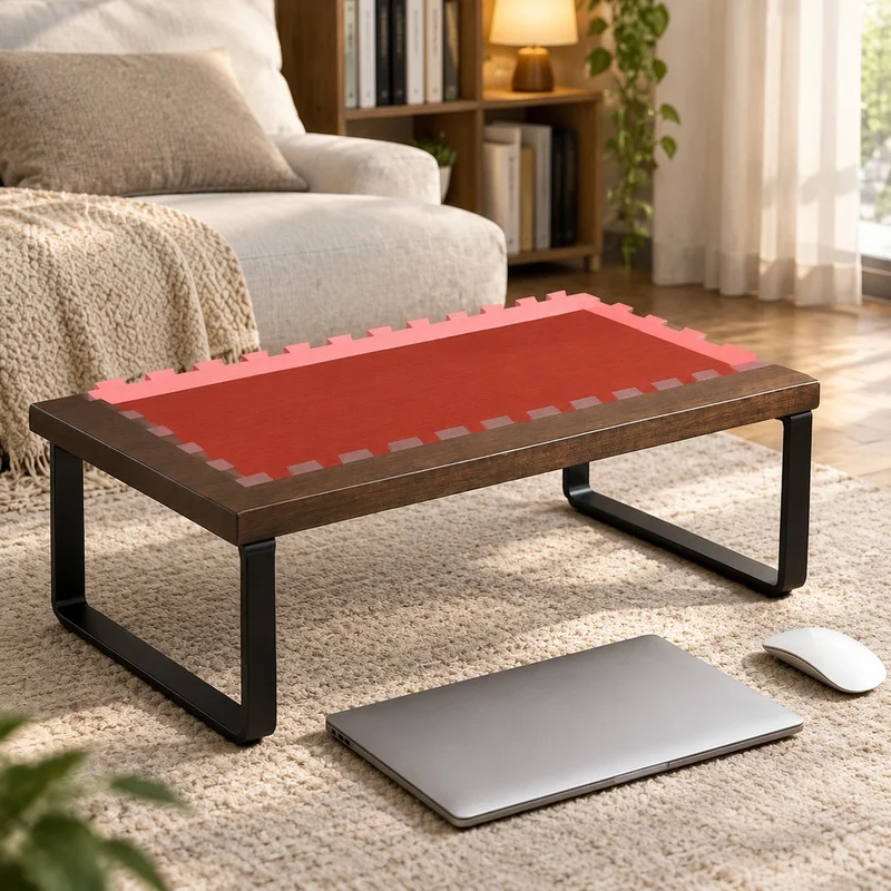 Rehausseur de moniteur de bureau réglable avec étagère de rangement pour une configuration efficace à la maison et au bureau
