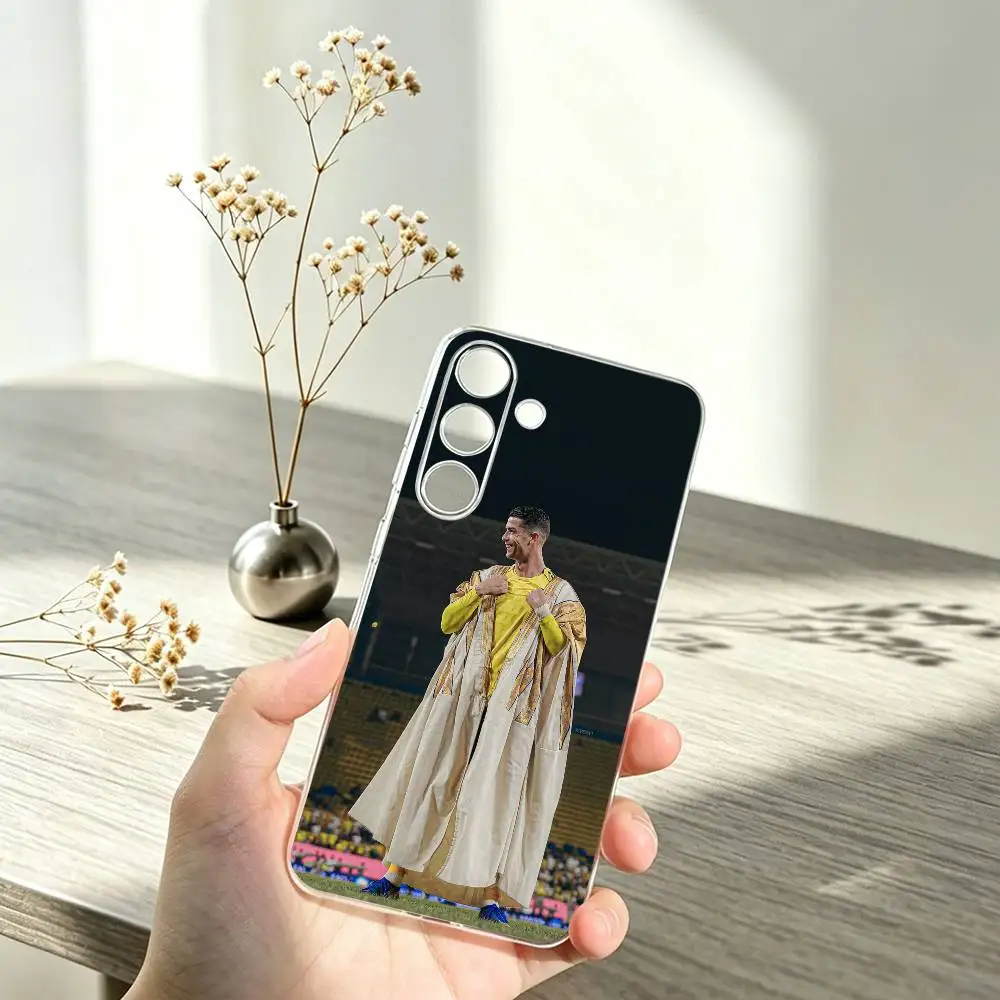 CR7 Ronaldo Hot Selling Football Phone Case For SamsungA10,12,20,21S,30,31,40,50,51,52,70,71 Transparent Cover