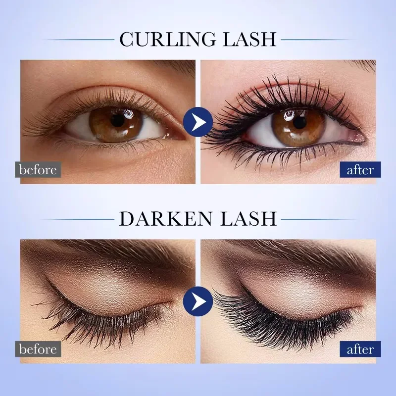 Rímel de alongamento de cílios, à prova d'água, longa duração, sedoso, preto, extensão de cílios, maquiagem, beleza, cosméticos coreanos