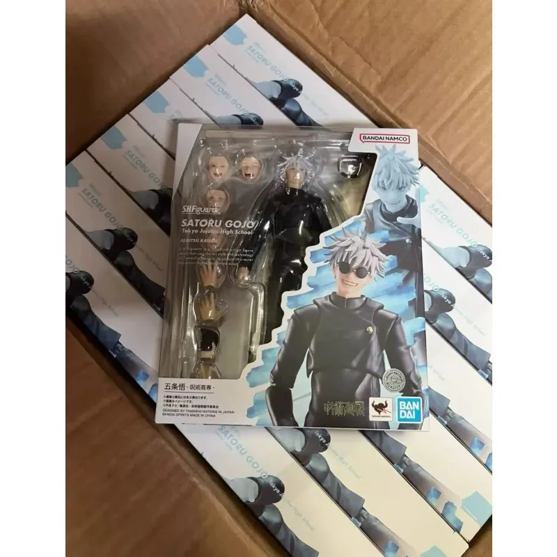 

Bandai S.H.Figuarts SHF SATORU GOJO Tokyo Jujutsu Комплект моделей для средней школы Аниме Экшн-истребитель Готовая модель Подарок на складе
