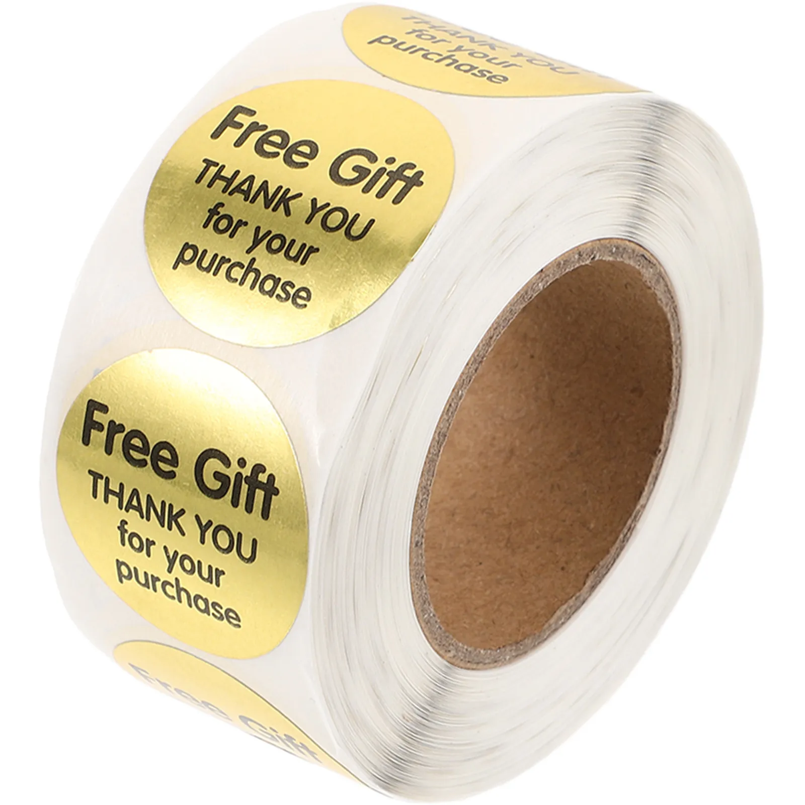 

1 Roll Thank You Stickers Adhesive Gift Labels for Small Business Packaging Decor Customer Appreciation Label Stickers