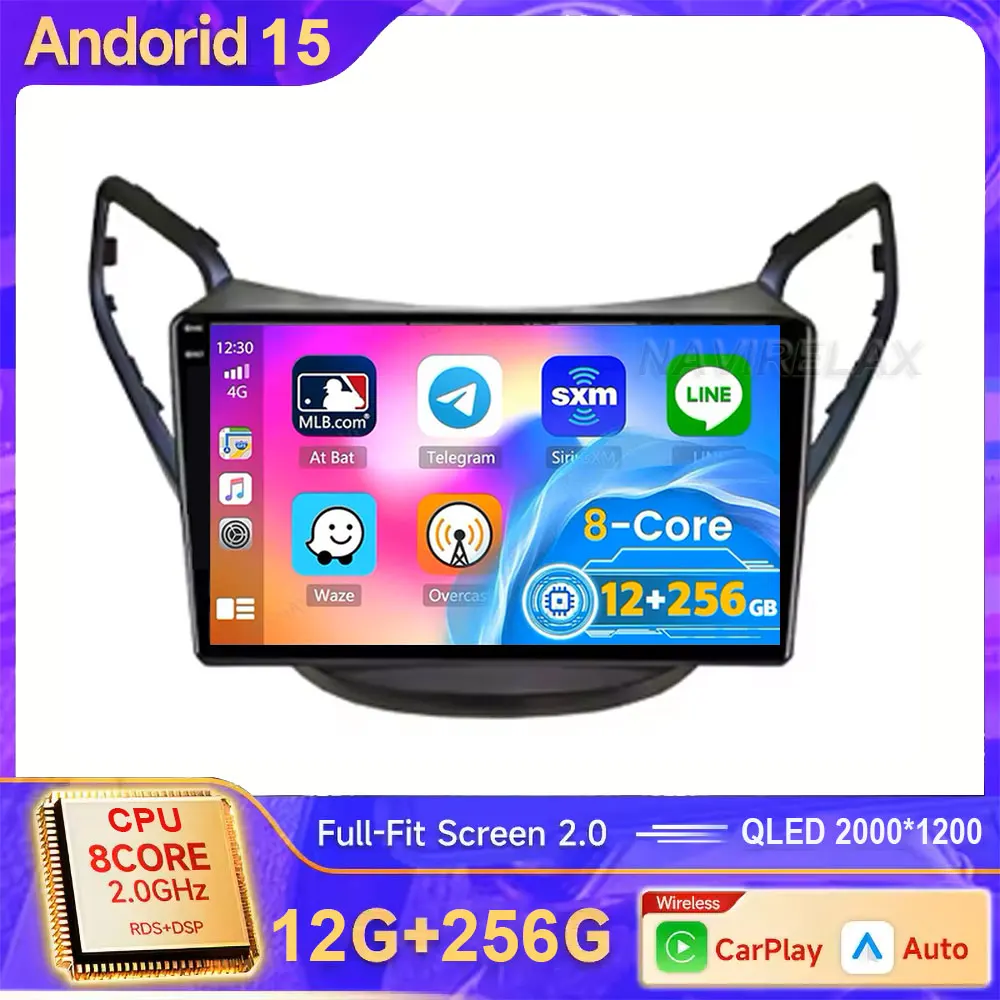 Android 15 carplay 360 para hyundai hb20 2016 + autoradio navegação multimídia espeler 2din dvd estéreo automático wifi + 4 gcamera