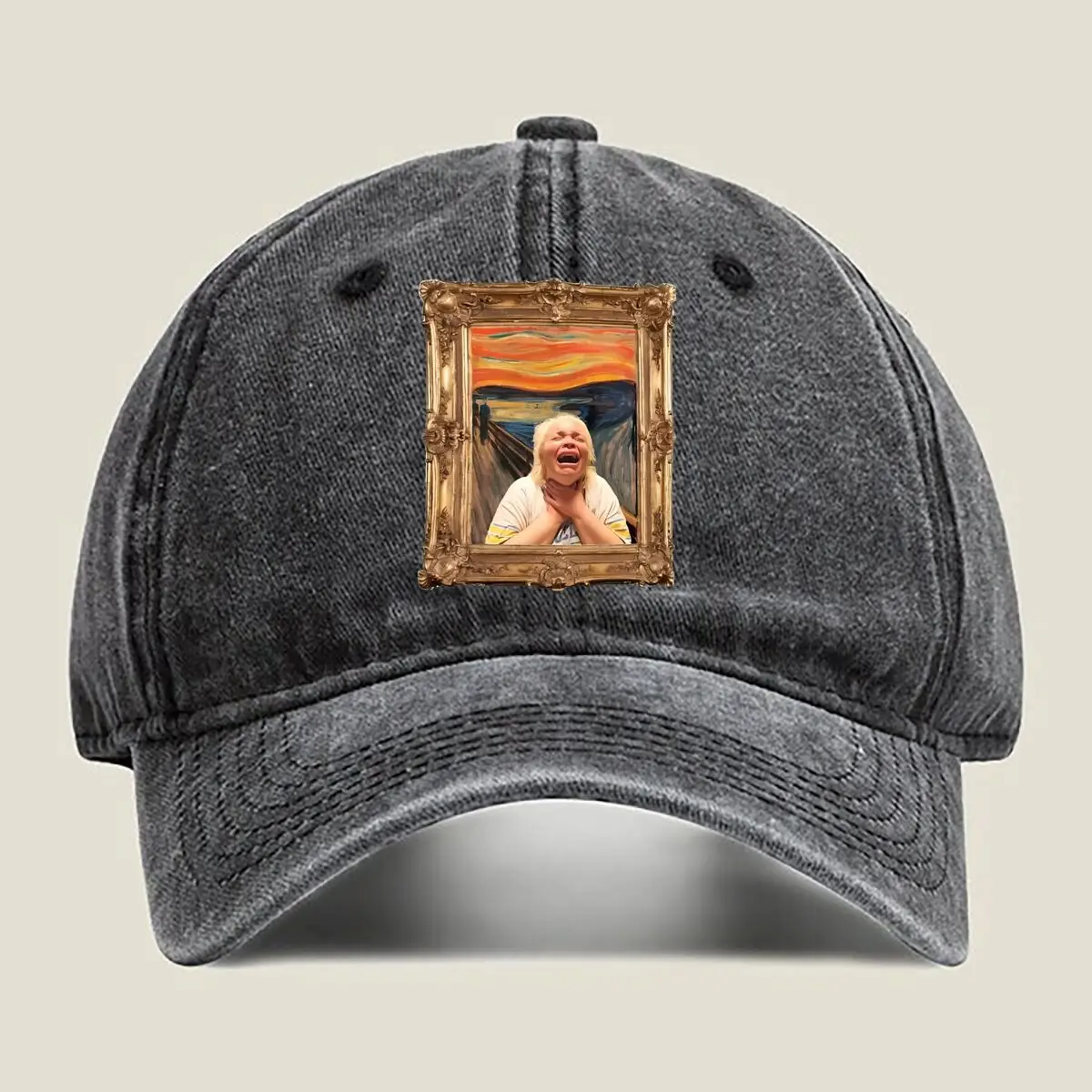 

Art - Bold, Text, Color, Painting - Themed Design Washed Baseball Cap