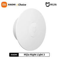 Original XIAOMI Mijia Night Light 3 Adjustable Brightness Infrared Smart Human Body Sensor Magnetic Base For Smart Home Life