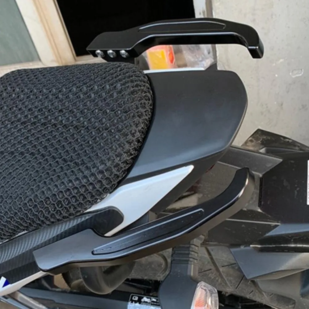 

For KAWASAKI Z400 Ninja400 Z 400 2019-2025 Motorcycle Aluminum CNC Rear Passenger Seat Handle Grab Bar Hand Rail With Bracket