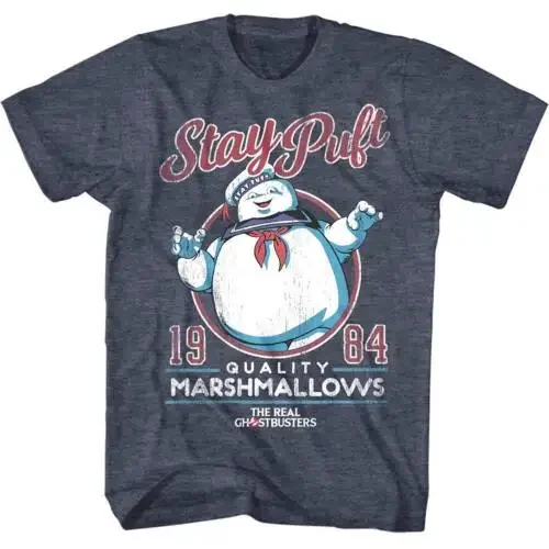 Official Ghost-Hunting Suicide Squad Casual Short-Sleeved Shirt - Stay Puft Marshmellow Man - Stylish Men's T-Shirt Y2K Tops