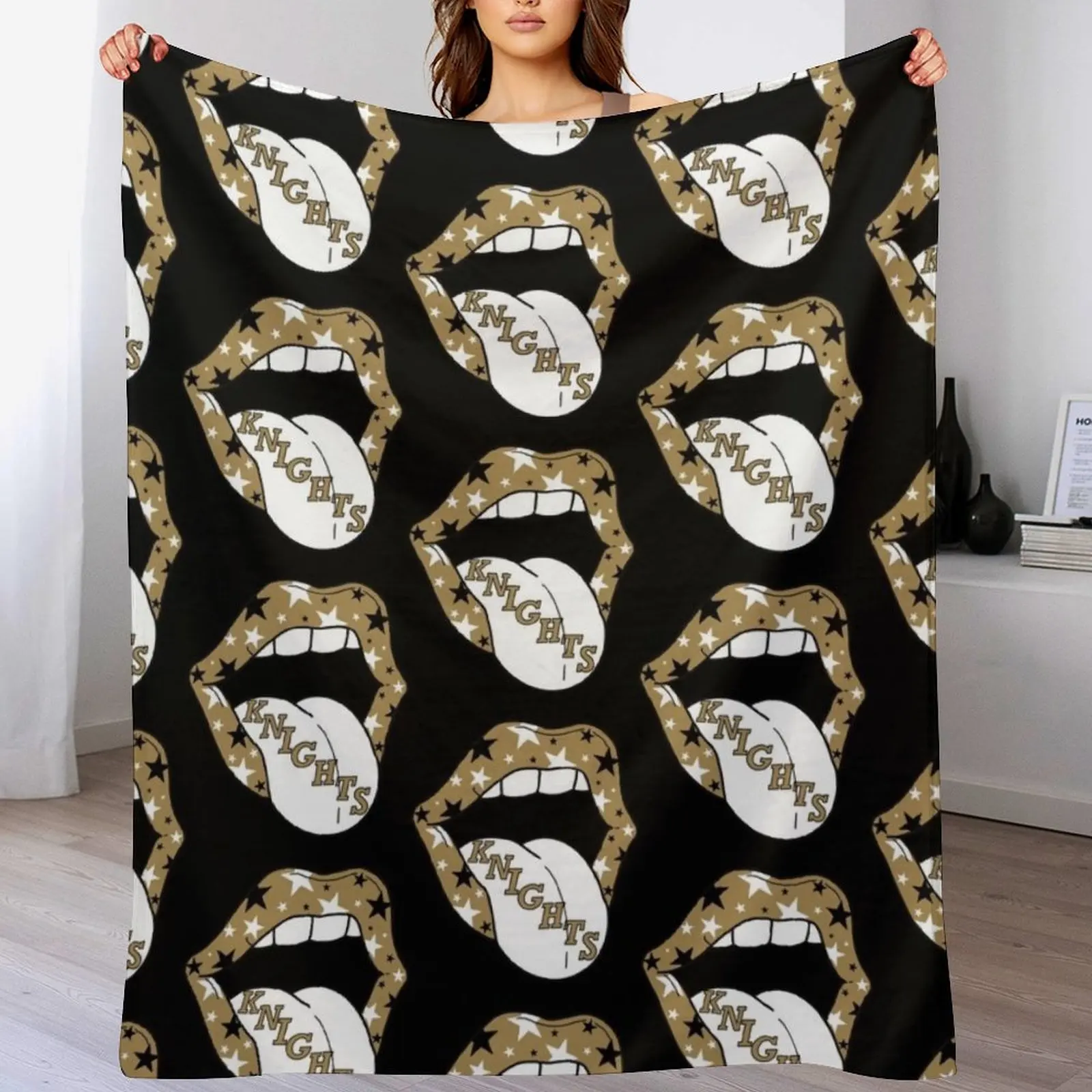 

UCF knights Throw Blanket No Pilling Soft Warm Blanket for Bed