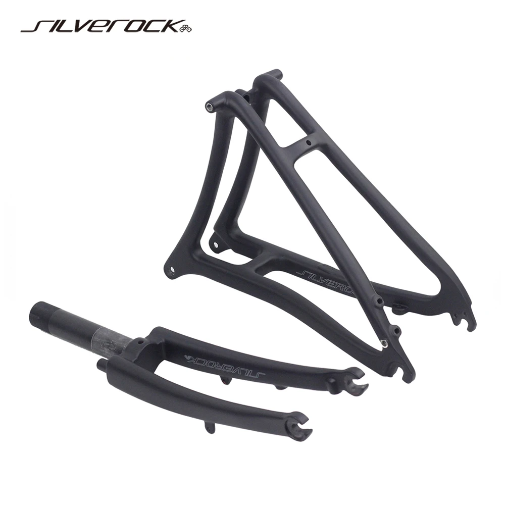 SILVEROCK Carbon Front Fork  Rear Triangle 16\