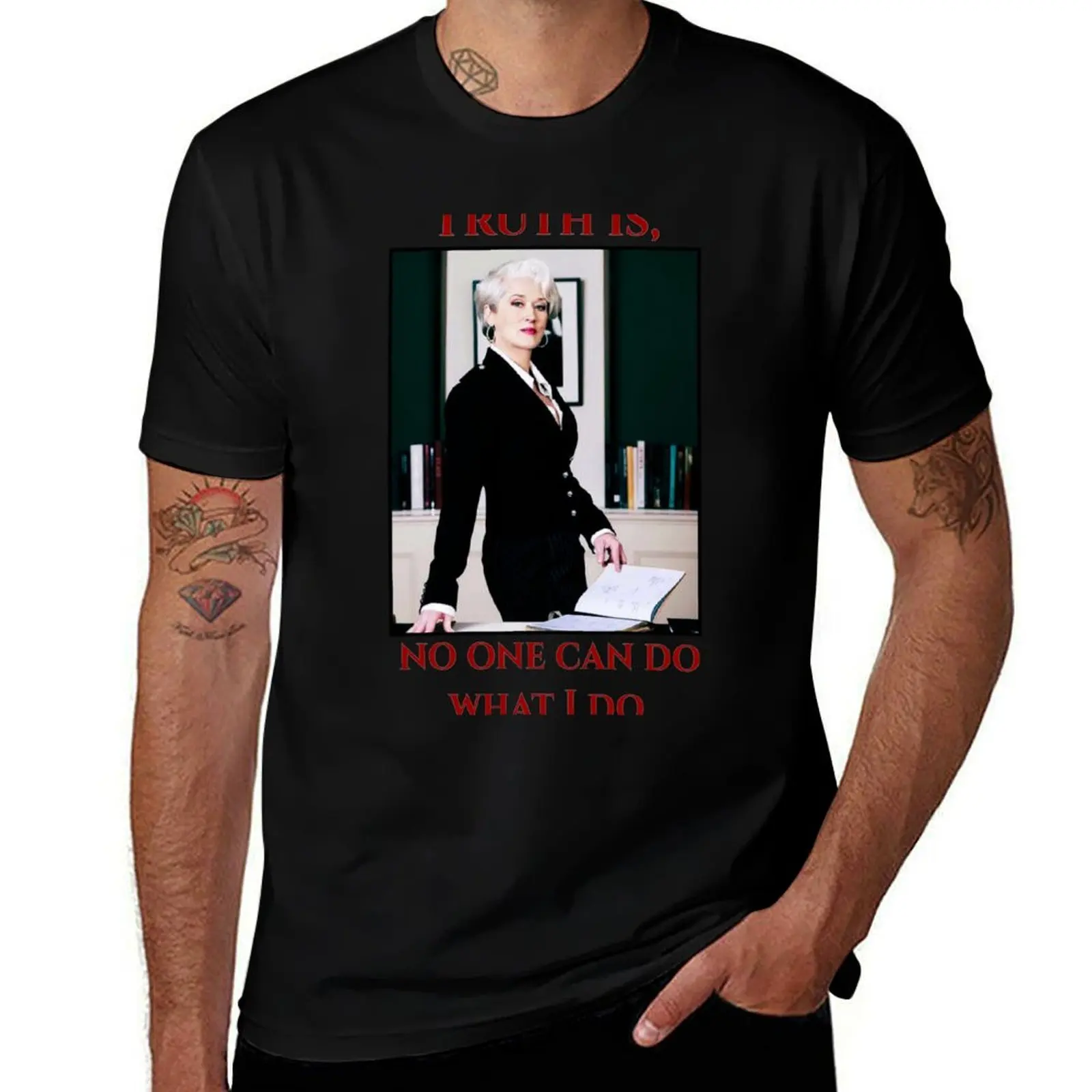 La vérité est que personne ne peut faire ce que je fais. T-shirt basique à manches courtes grande taille