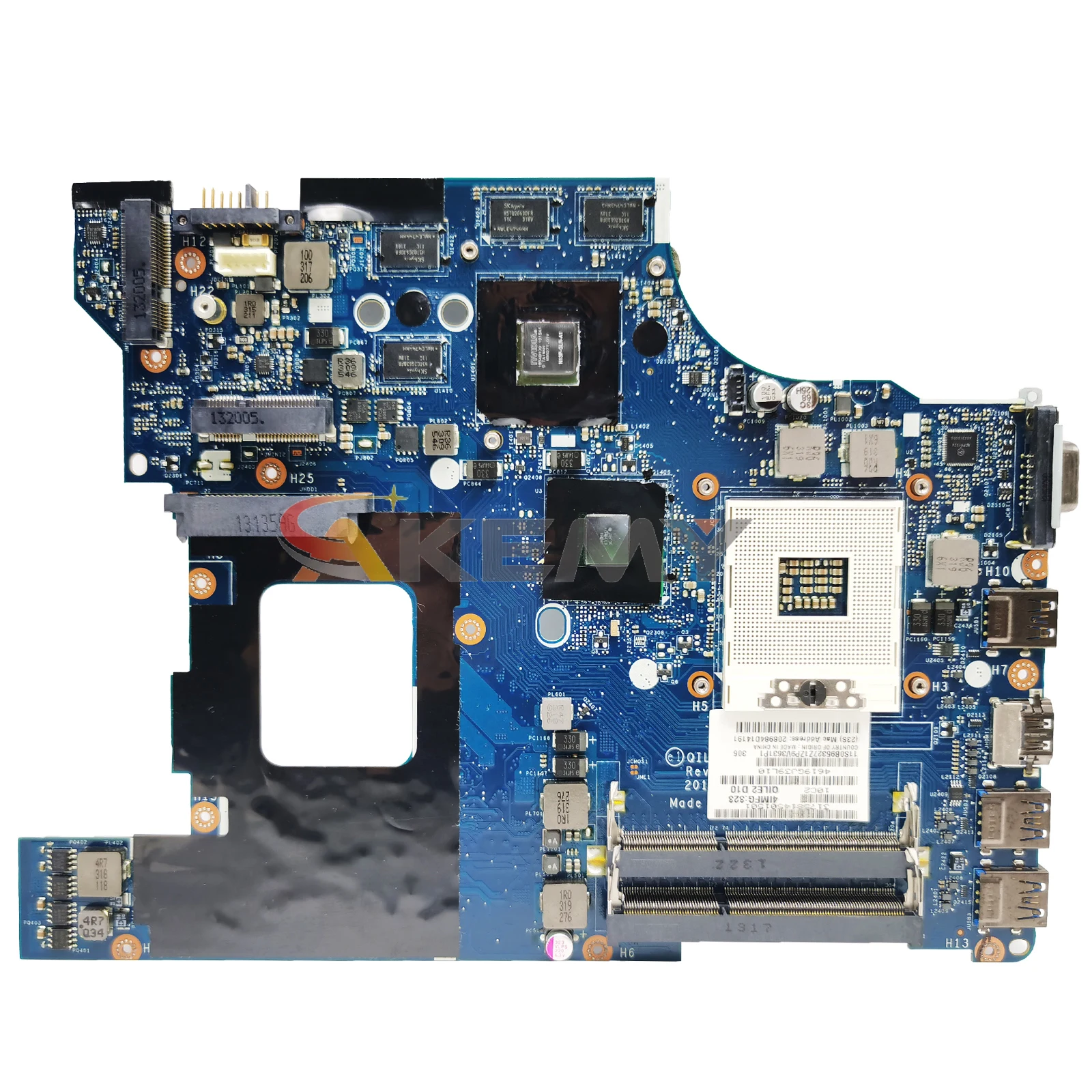 LA-8133P For Lenovo Thinkpad E530 E530C Laptop Motherboard with GT630M/635M 2G HM77 Mainboard DDR3 FRU 04W4016 test ok