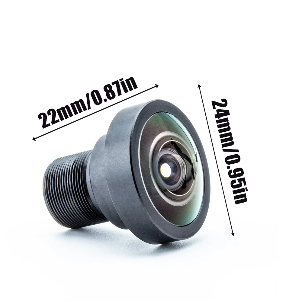 WGWK-4138 lente de cámara CCTV 8MP 3,0mm M12 montaje ojo de pez 152 grados de amplia visualización F1.6 opcional para cámara IP de seguridad de vigilancia