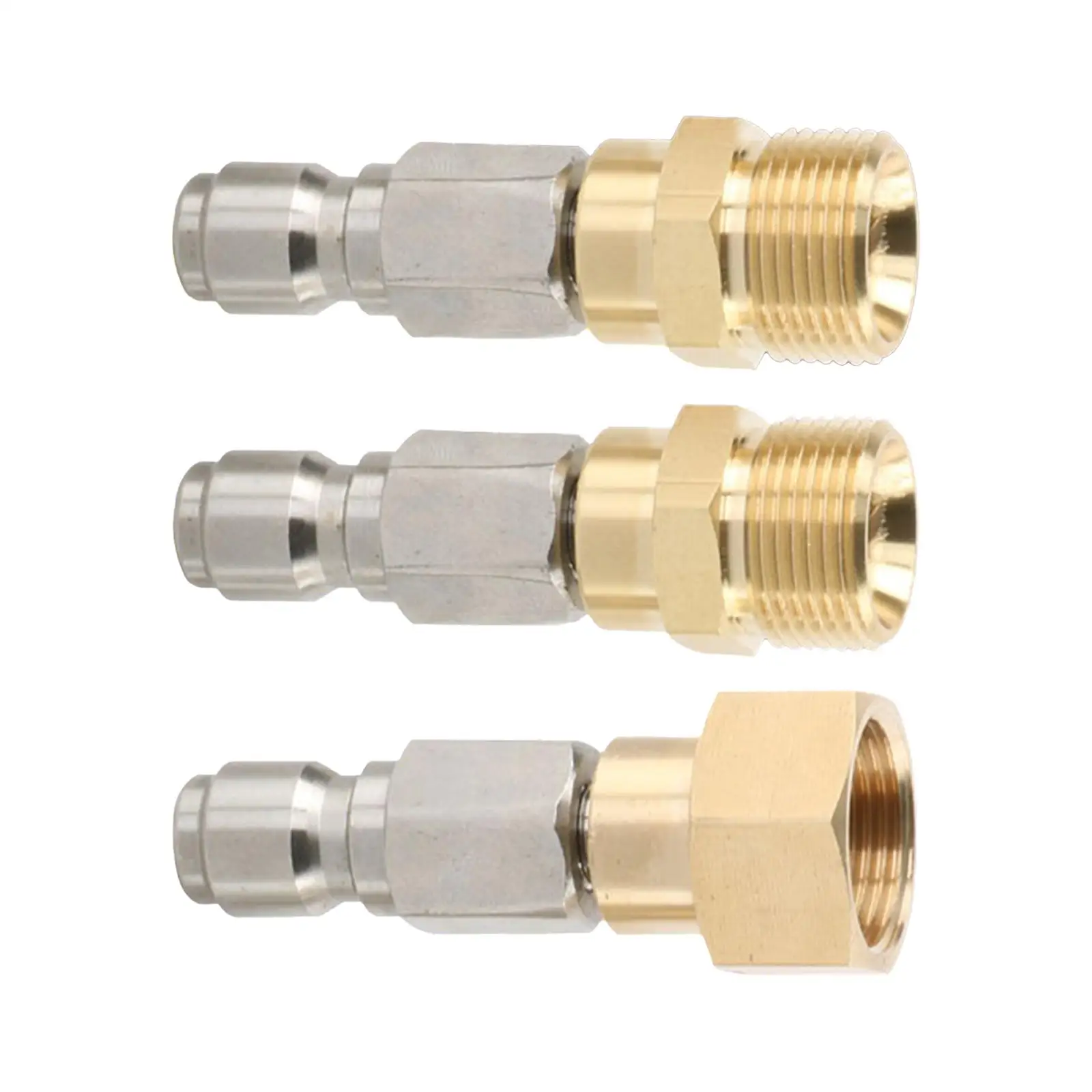 Thread Adapter Connector Cleaning M22 Female Swivel Fitting Adapter 14mm/15mm/22mm Male Anti Twist for Water Pipe Washer Garden