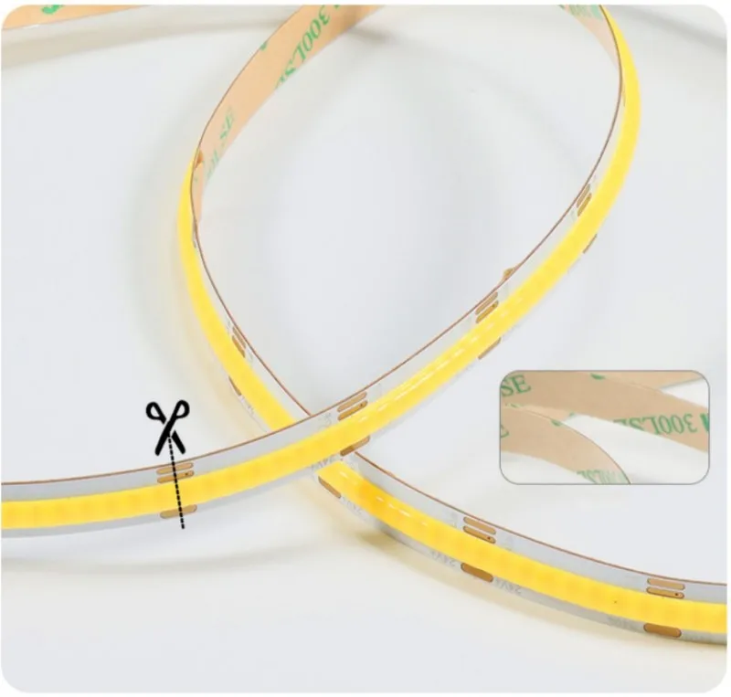 10M CCT COB LED Strip Light DC24V 608/624 Leds/m 2700K to 6500K Changeable Lighting High Density Flexible Dimmable FOB Led Tape