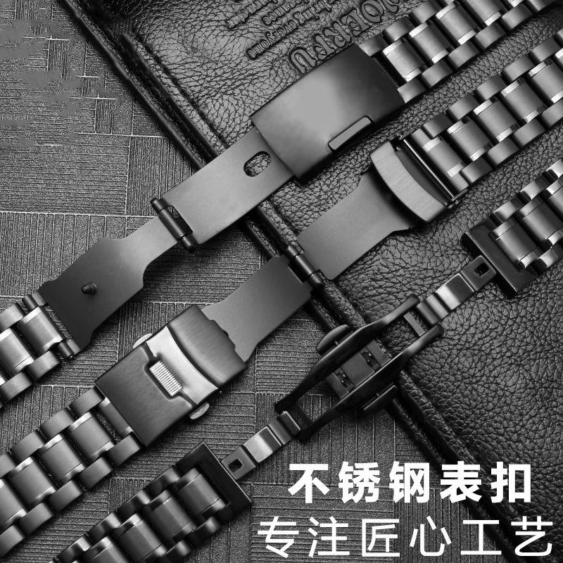 For Casio EDIFICE EFV-540 500 EFS-S510 EFB-650 EQB-501 EFR-303L/303D Stainless Steel Strap 20mm 22mm Watch Chain Watchband