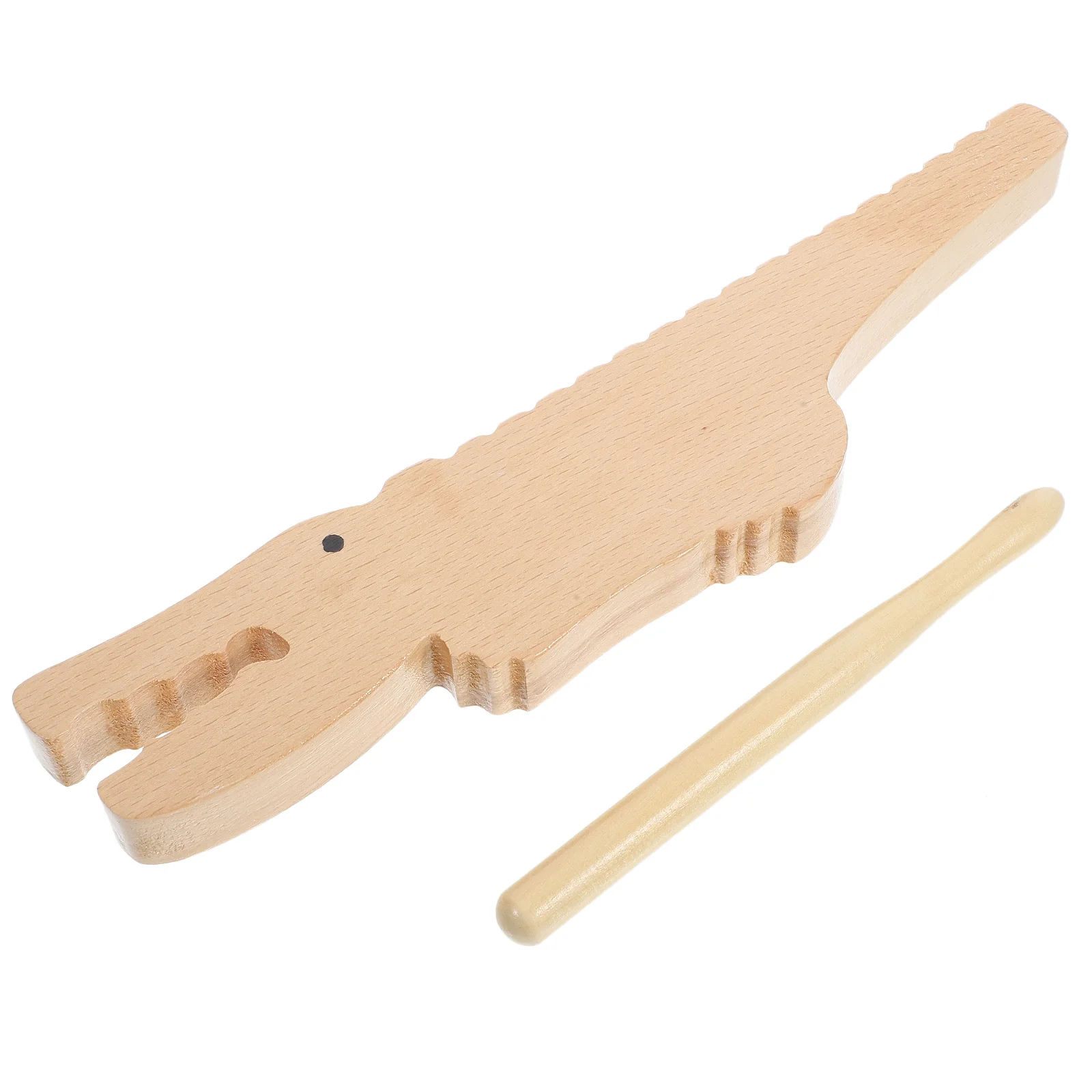 1 مجموعة 1 مجموعة من آلة التمساح الخشبية جيرو الموسيقية قرع الصوت التعلم المبكر لعبة تعليمية