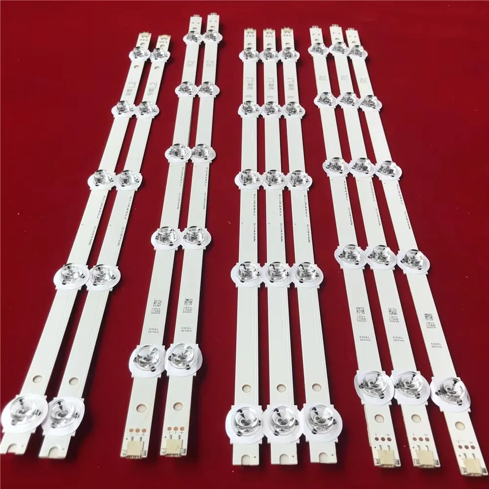10PCS LED Strip สําหรับ 47 v14 Slim DRT Rev0.2 6916L-1811A 6916L-1812A 6916L-1813A 6916L-1814A TX-47ASR750 TX-47AS650B TX-47AS740B