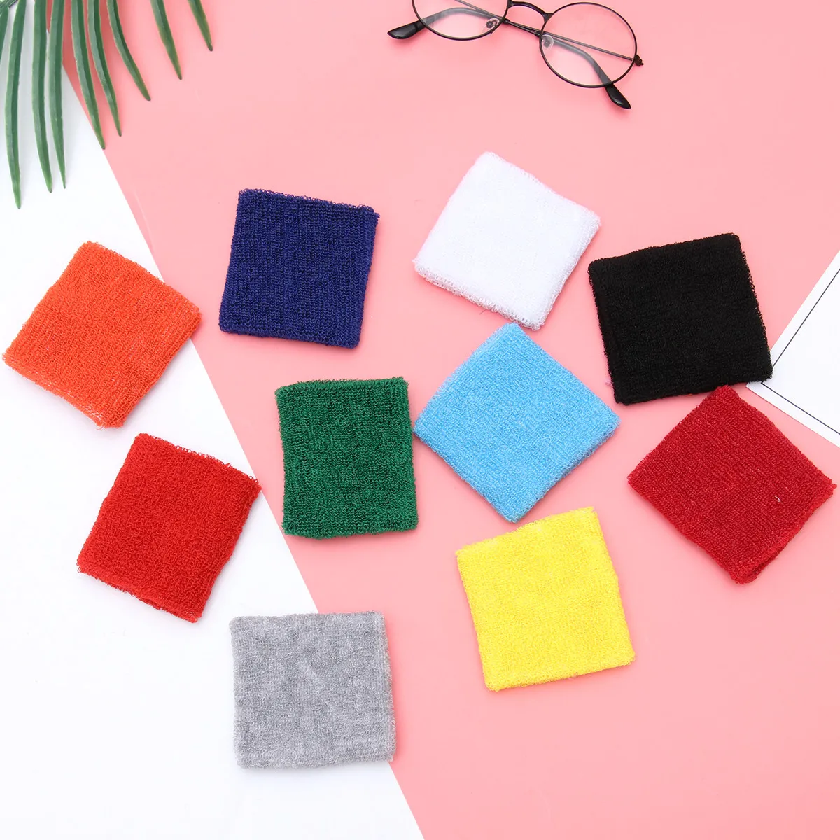 

12 шт. хлопковых защитных браслетов для детей, спортивные напульсники, впитывающие пот, мягкие, дышащие, удобные для использования в помещении и на улице