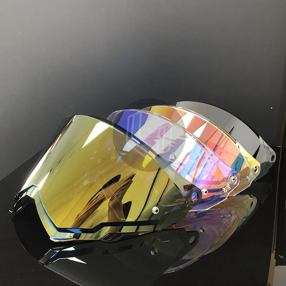 AX9 Helmet Visor For AGV AX9 Motorcycle Rally Off-road Helmet Visor goggles plating silver golden Replacement Lens