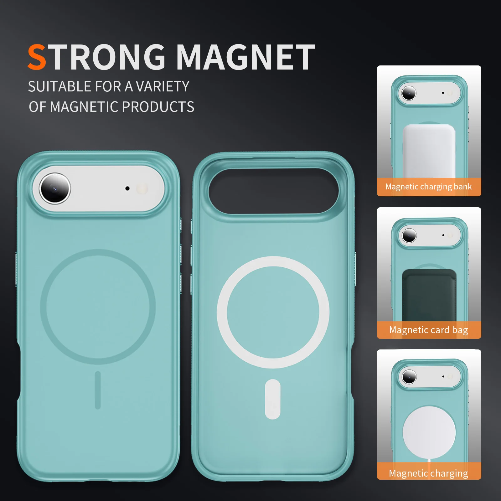 Casing Pelindung Nyaman untuk Iphone 17 Air 16 15 Pro Max 14 Plus 12 13 Pro Iphone17 Iphone16 Penutup Ponsel Pengisian Daya Nirkabel