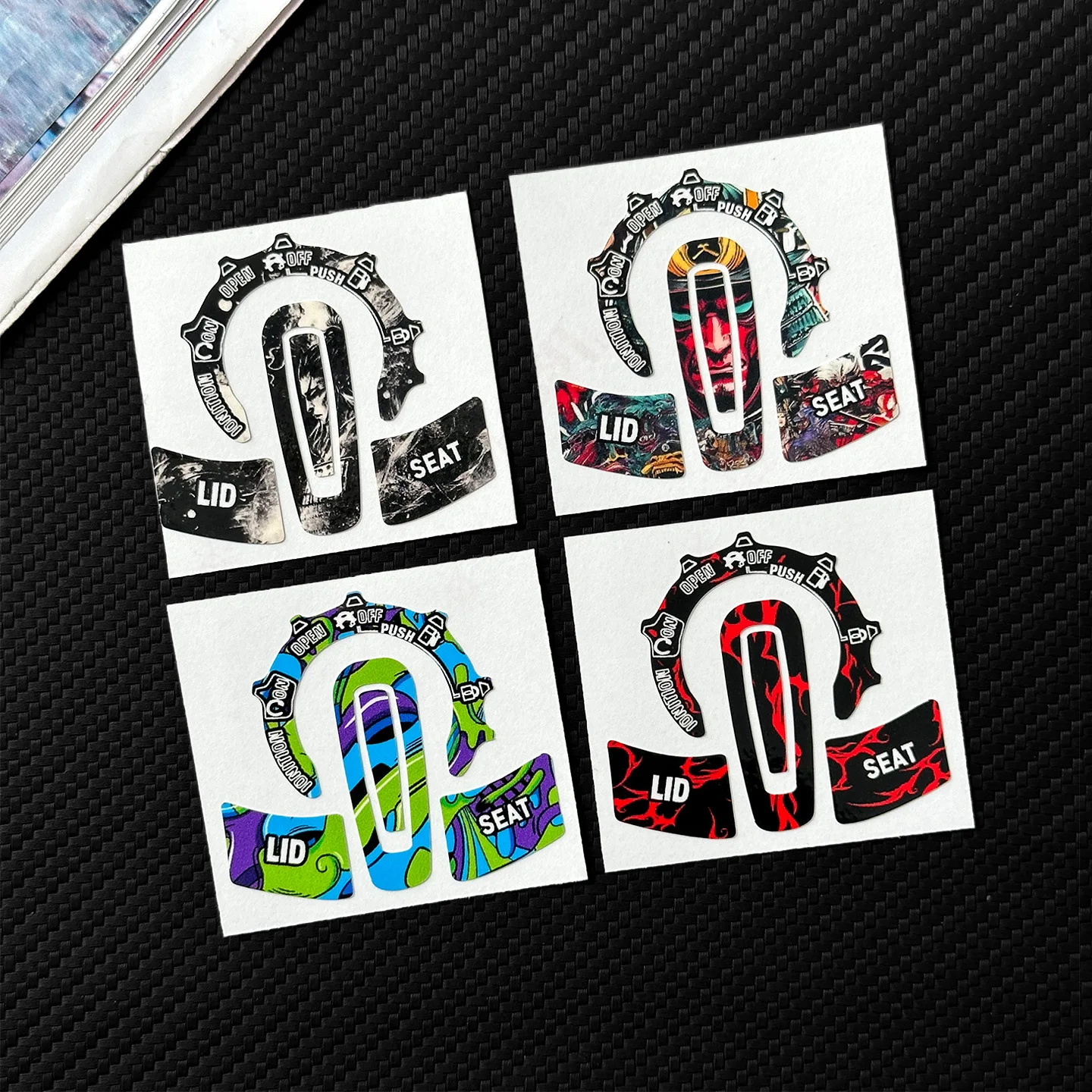 For XMAX300 Xmax 300 2025-2026 Reflective / Luminous Motorcycle Ignition Switch Stickers Moto Scooter Vinyl Accessories Decals