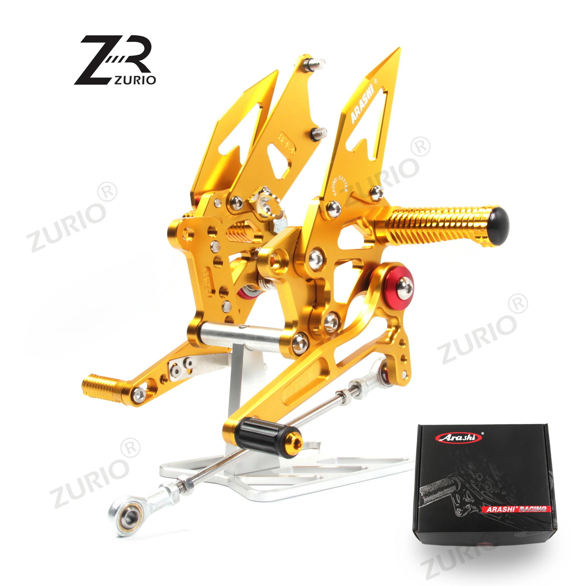 

ZURIO для KAWASAKI NINJA250R 2008-2012 Регулируемая подставка для ног, задний комплект, задний комплект Rider 2009 2010 2011 NINJA250R с ЧПУ