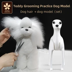 Teddy Pet Simulation Hair Beauty Fake Dog Model Practice Dog Standard Teddy Dog Whole Body Fake Hair