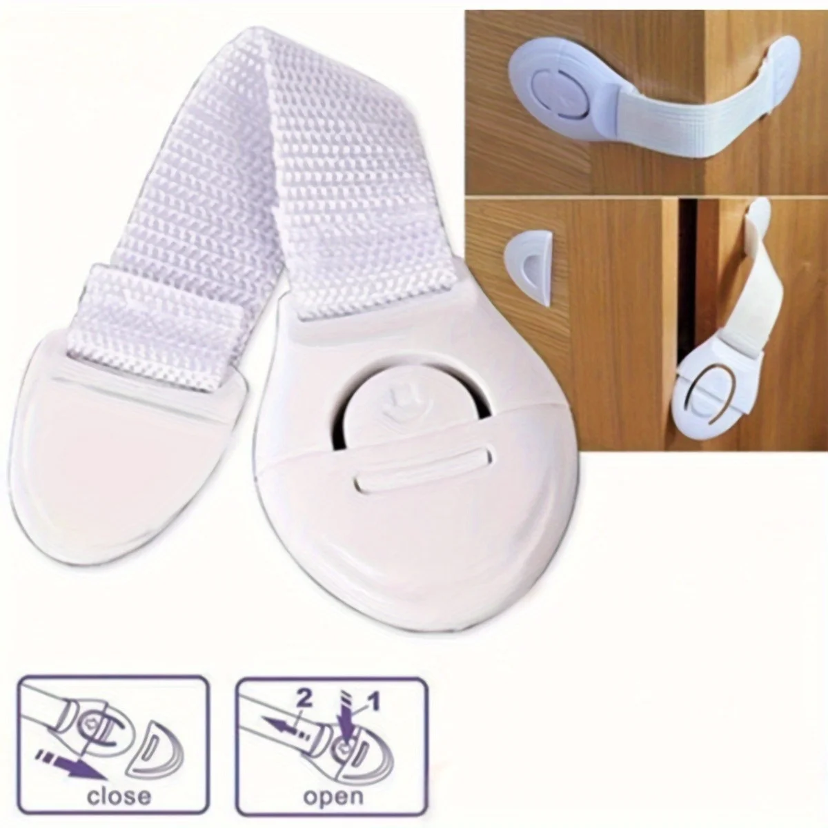 

10pcs Child Safety Cabinet Lock Baby Proof Security Protector Drawer Door Cabinet Lock Plastic Protection Kids Safety Door Lock