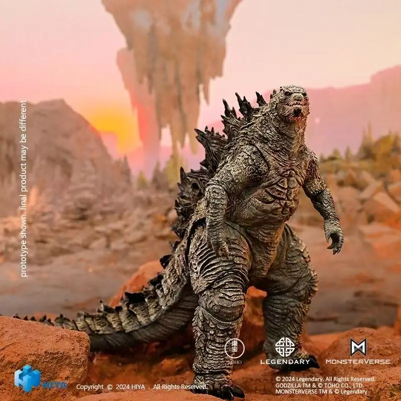 HIYA 18 سنتيمتر 7 بوصة عمل الشكل رائعة الأساسية سلسلة Godzilla X Kong الإمبراطورية الجديدة Godzilla Rre تطور Ver.