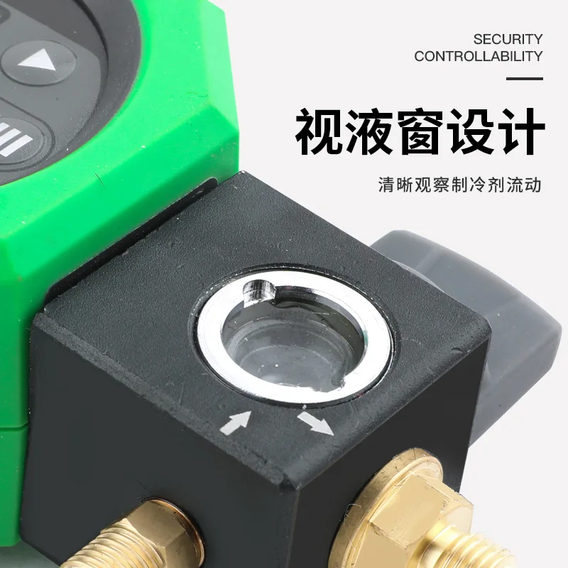 MDG-1 Digital Manifold Gauge Set - HVAC Refrigerant Pressure & Vacuum Tester, Leak Detector for AC Systems