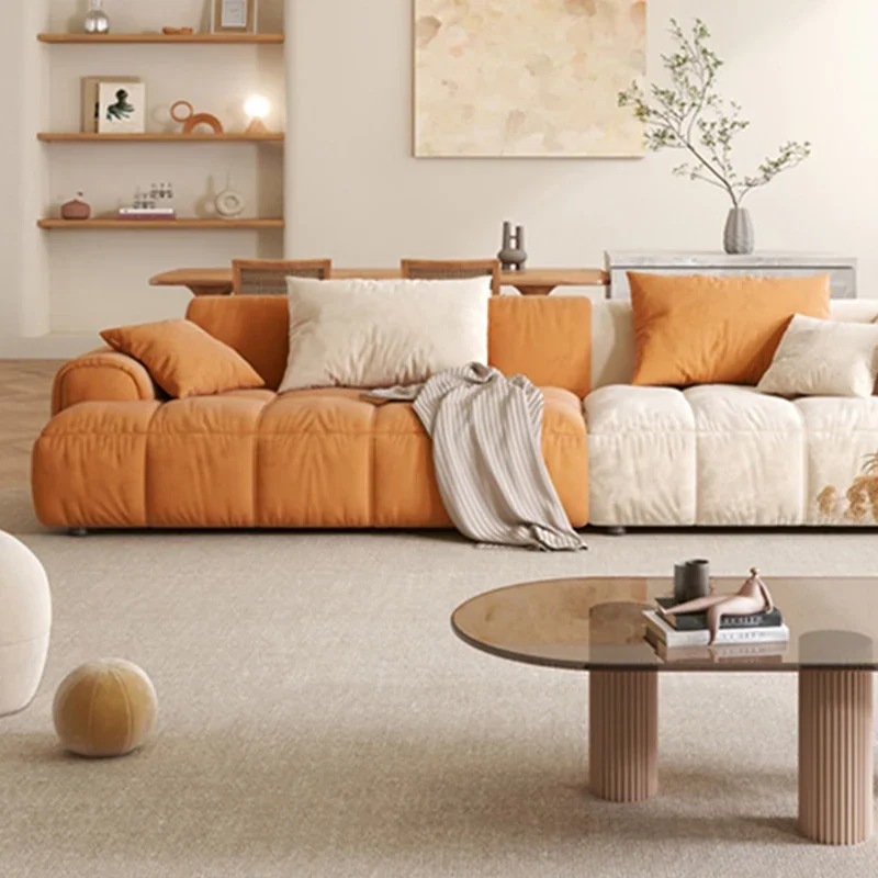 Cloud Puffs Living Room Sofas Salon Lounge European Japanese Living Room Sofas Daybed Small Divani Da Soggiorno Salon Furniture