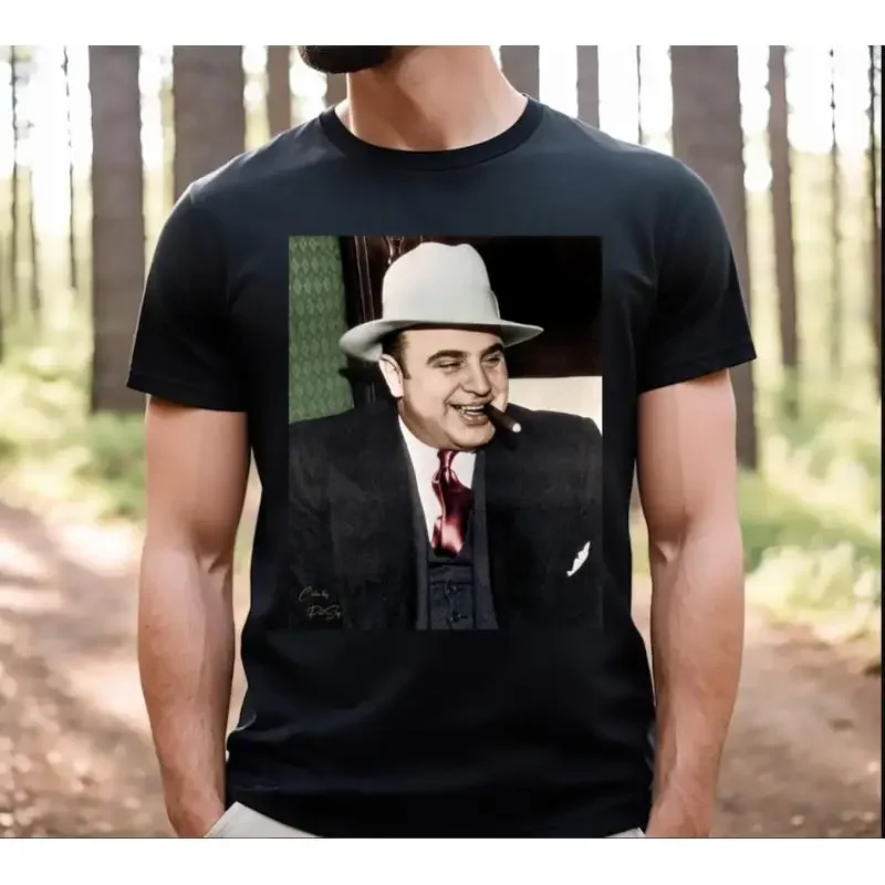 Al Capone Classic Portrait T Shirt Size S 5Xl