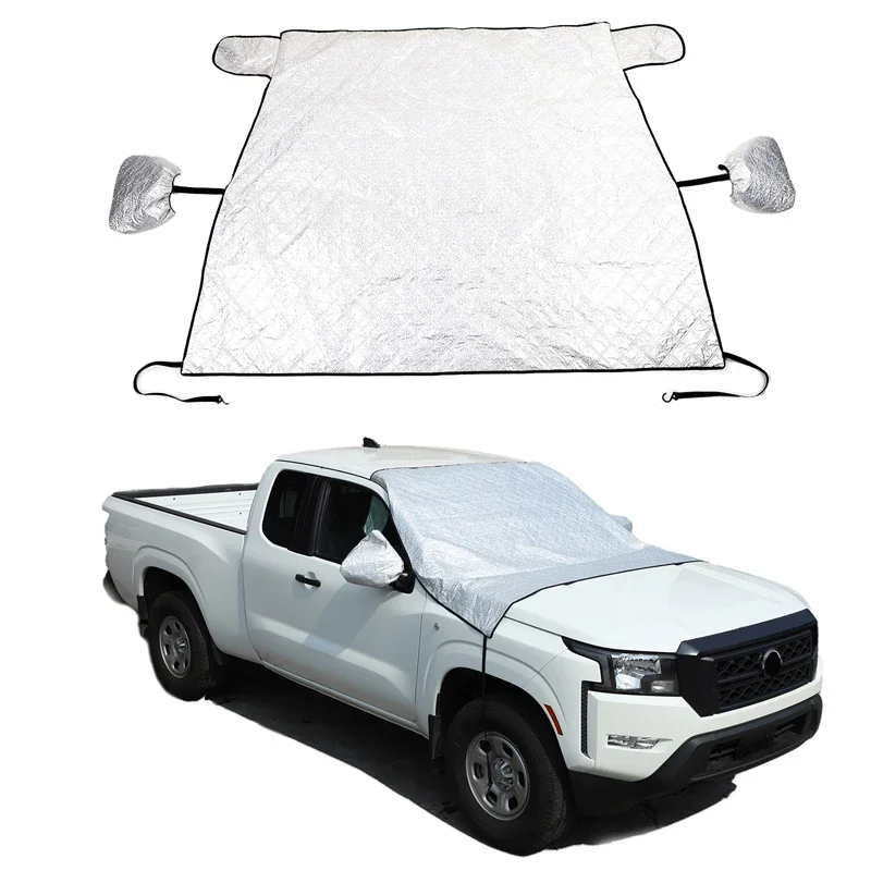 

For Nissan Frontier 2022+ Car Snow Shield Frost Prevention Frost Car Cover Car Front Windshield Sunshade lint Auto Accessories