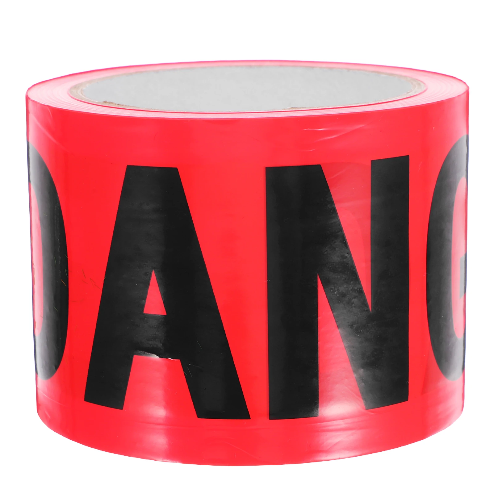 100M Red Black Danger Isolation Tape Non Adhesive PE Stretch Resistant Halloween Caution Barrier Traffic Safety