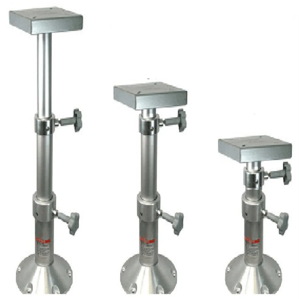 Aluminum Two Stage Adjustable Table Leg Pedestal Base Mount 295-690mm,11.6-27.2 Inch Marine Boat RV P3 ZS