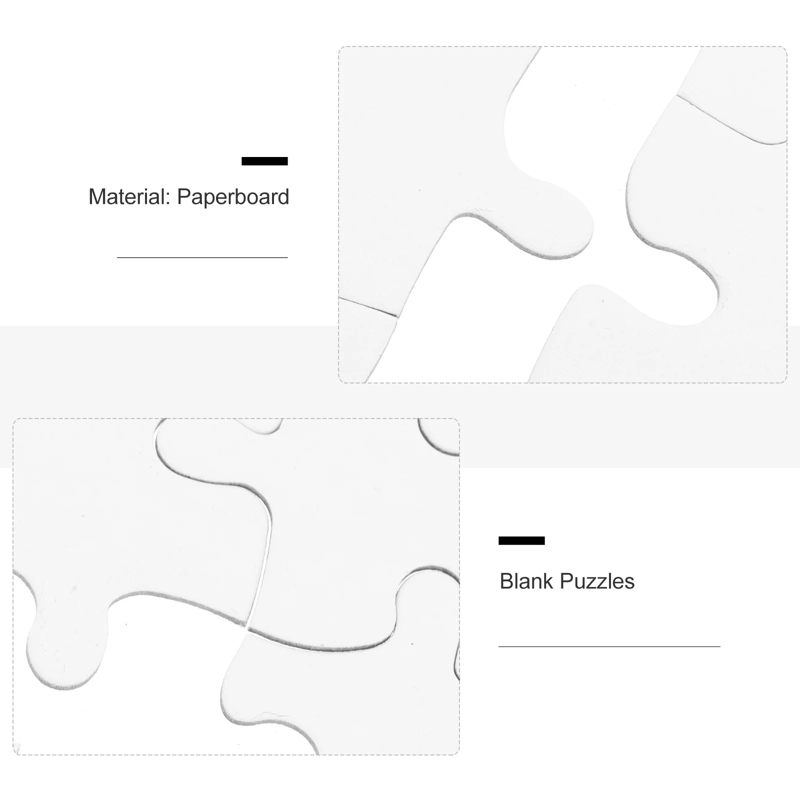 4 set Puzzle vuoto a forma di cuore per bambini Pittura fai da te Artigianato Facile da montare Puzzle educativo Gioco da colorare Puzzle di attività d'arte