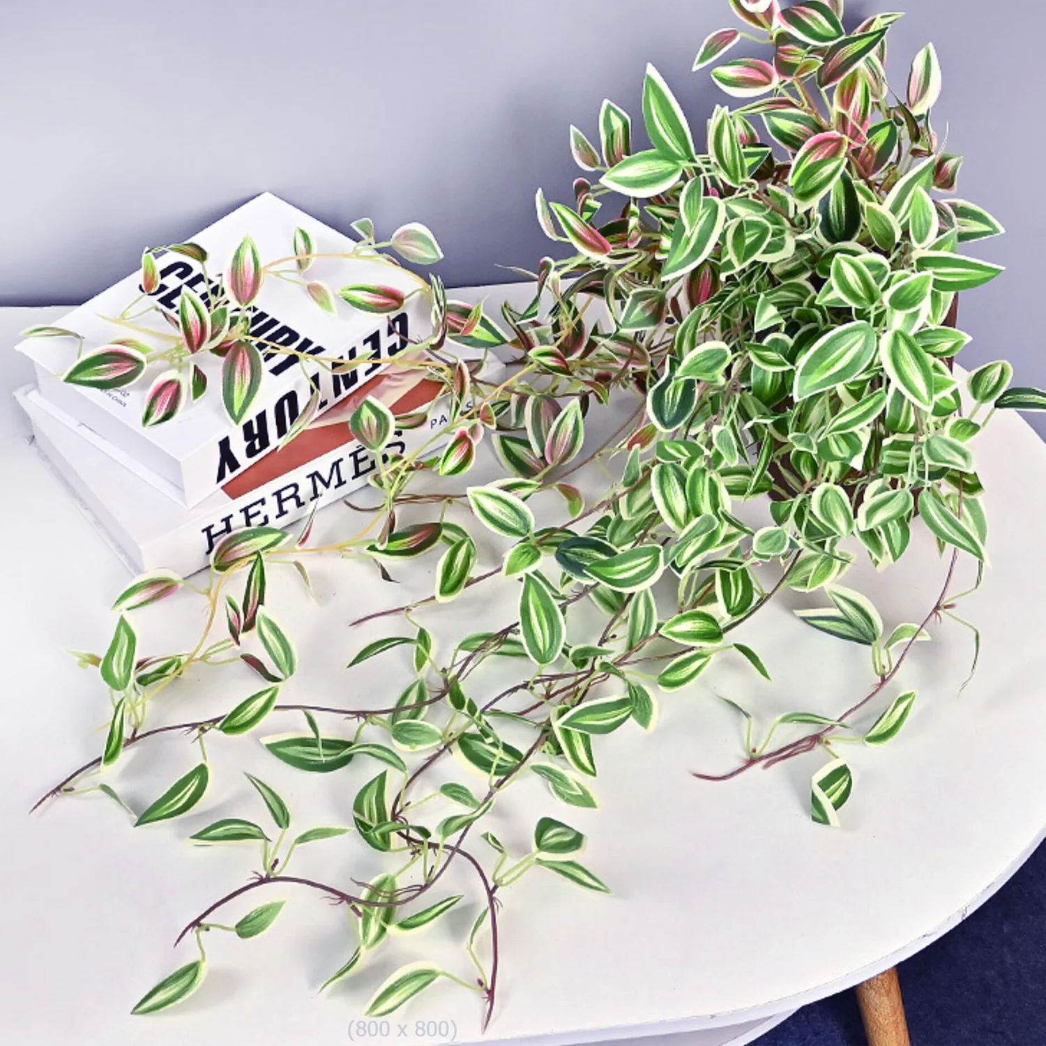 أوراق الكروم الصناعية ، نباتات معلقة وهمية ، أوراق شجرة الحرير ، الخيزران الأخضر ، الروطان المتعرج ، حديقة المنزل ، ديكور الزفاف ، 75*29"